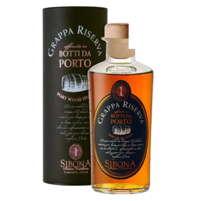 Grappa di Nebbiolo Riserva affinata in Botti di Porto 50cl