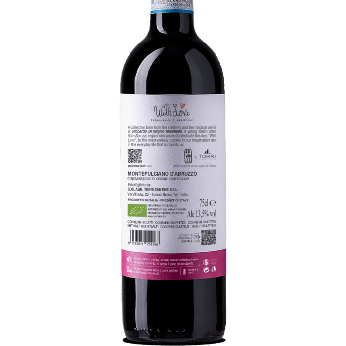 With Love Montepulciano d'Abruzzo DOC BIO Torri 75cl
